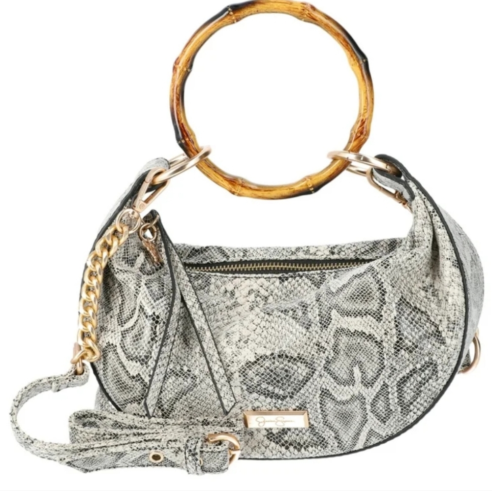 Jessica Simpson Evangeline Bracelet Handle/Shoulder Strap Hobo Bag/Purse New - Picture 4 of 5